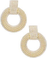 Thumbnail for your product : Ettika Pearl Statement 18k Gold Plated Earrings - Gold