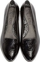 Thumbnail for your product : Alexander McQueen Black Patent Leather Studded Heel Loafers
