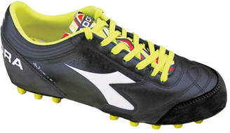 Diadora Men's Italica 3 LT MD PU 25 Soccer Cleat - Black/White Soccer Shoes