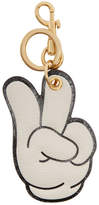 Thumbnail for your product : Anya Hindmarch Off-White Victory Hand Keychain
