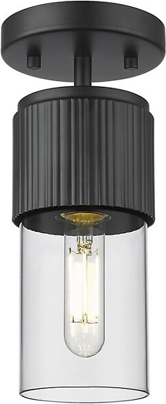 Alder & Ore Gryffin Flushmount Light in Brass Size: Short