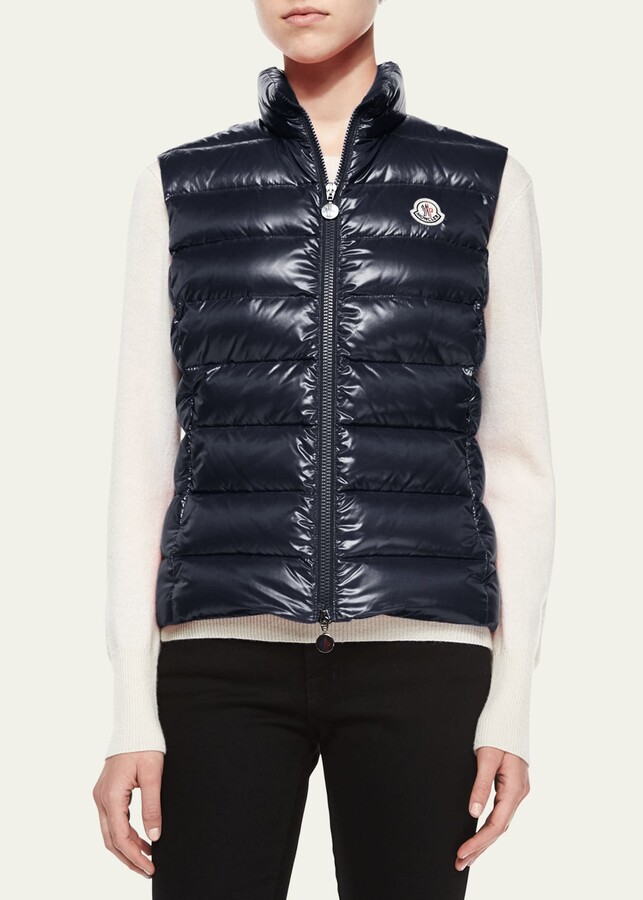 Navy Moncler Puffer | Shop the world's largest collection of 
