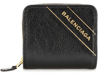 Balenciaga Blanket leather wallet