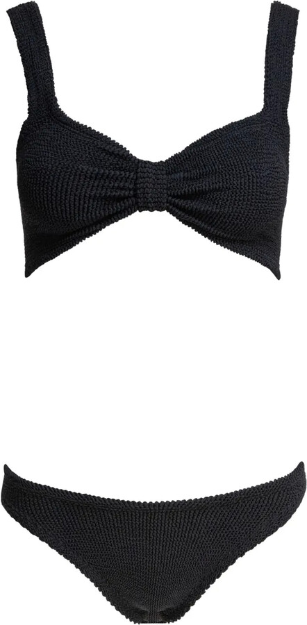 Hunza G Bonnie crinkle-textured bikini