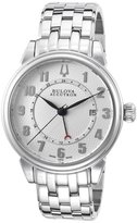 Thumbnail for your product : Bulova Accutron by Men's Gemini Silver-Tone Steel Silver-Tone Textured Dial