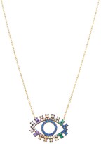 Thumbnail for your product : Alanna Bess Limited Edition 14K Over Silver Cz Evil Eye Necklace