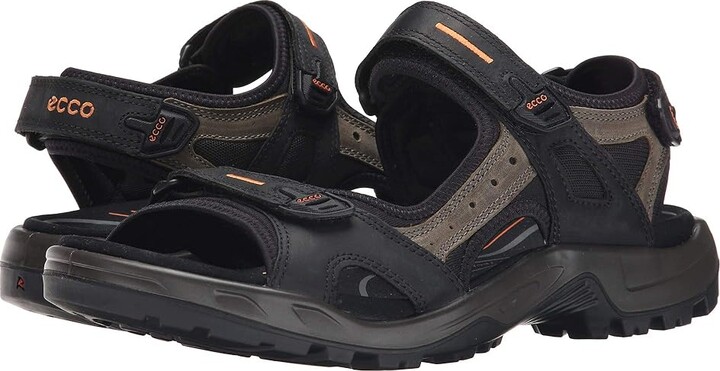 ECCO Sport Yucatan Sandal (Black/Mole/Black) Men's Toe Open Shoes -  ShopStyle