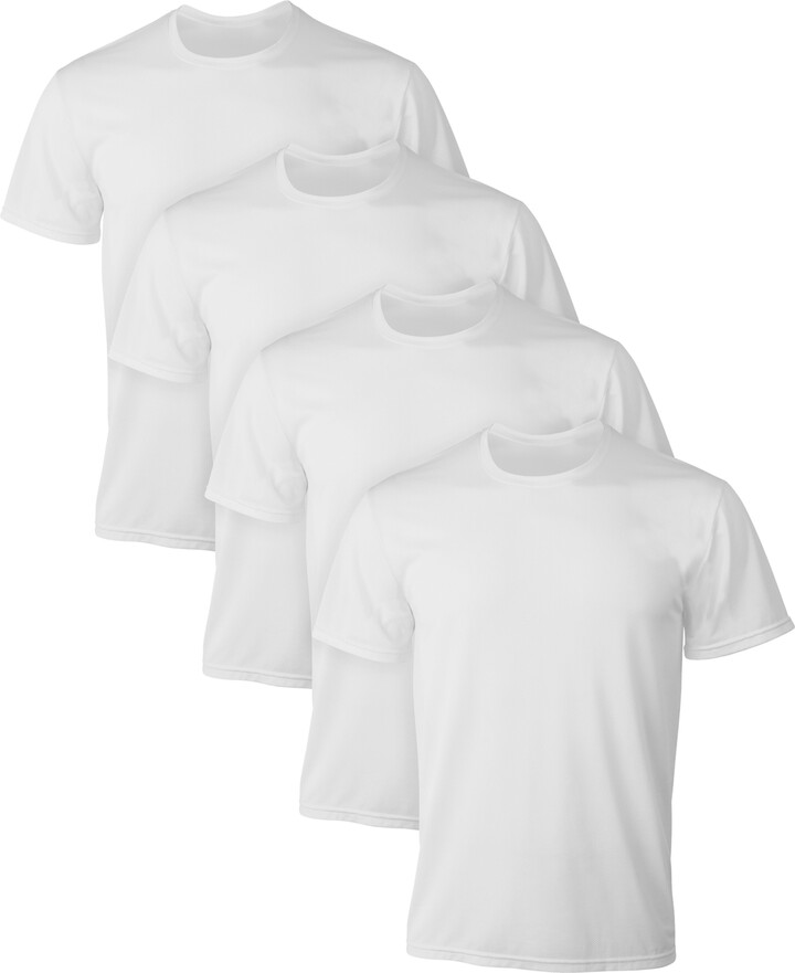 Hanes Ultimate Men's X-Temp Mesh Undershirt Pack, 4-Pack Assorted XL