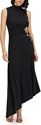 JS Collections Andrea Side Floral Embellishment Cocktail Dress