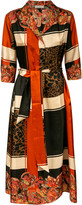 Thumbnail for your product : Pierre Louis Mascia Pierre-Louis Mascia Waist Tie Printed Long Dress
