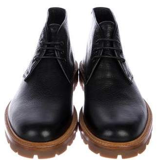 Aquatalia Leather Desert Boots
