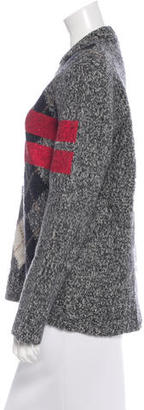 Givenchy Wool Argyle Sweater