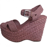 Thumbnail for your product : Ralph Lauren COLLECTION Pink Sandals