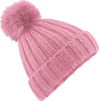 pom pom hat pink