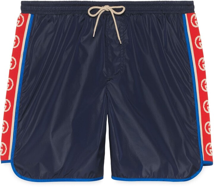 mens gucci swimshorts