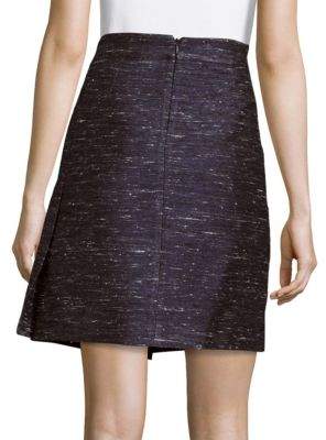 Derek Lam Space-Dye Wrap-Style Skirt