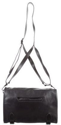 Theyskens' Theory Leather Messenger Bag