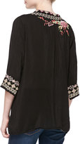 Thumbnail for your product : Johnny Was Collection Leah Embroidered Blouse, Women's