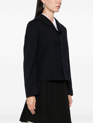 COMME DES GARÇONS GIRL Sailor-Collar Wool Jacket - ShopStyle