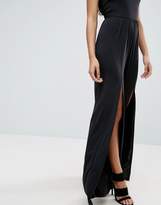 Thumbnail for your product : ASOS Slinky Jersey Jumpsuit with Front Split Leg Detail