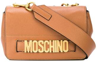 Moschino Small Lettering flap bag