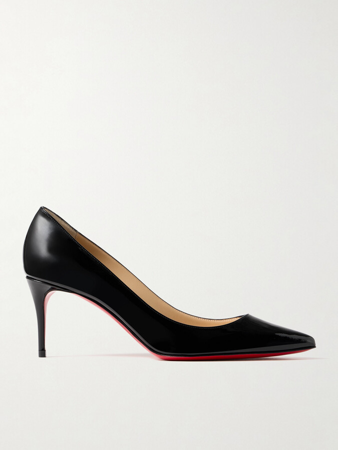 Christian Louboutin So Kate 70 Patent-leather Pumps Black