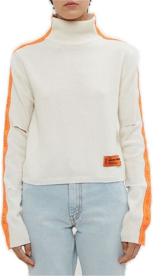 Heron Preston Turtleneck Side Striped Sweater