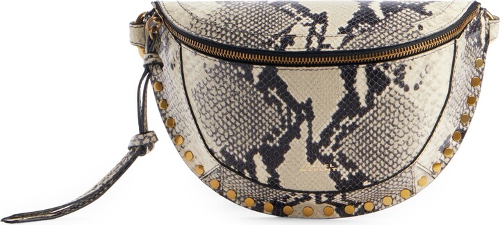 Isabel Marant Skano Python Embossed Leather Crossbody Bag - ShopStyle