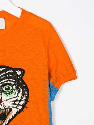 Gucci Kids Tiger print T-shirt
