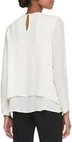 Thumbnail for your product : Etro Silk Pleat-Detail Blouse