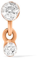 Thumbnail for your product : Maria Tash 18-karat Rose Gold Diamond Earring