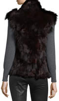 Thumbnail for your product : Adrienne Landau Fur Open-Front Vest