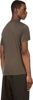 Thumbnail for your product : Rick Owens Charcoal Grey Draping T-Shirt