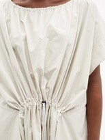 Thumbnail for your product : Birkenstock X Toogood The Mudlark Drawstring-waist Cotton Dress - Ivory