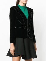 Thumbnail for your product : Emporio Armani Waist-Tied Fitted Blazer