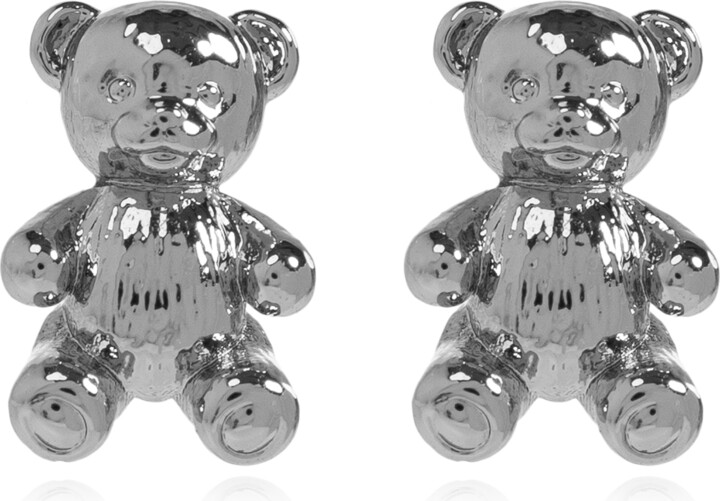 Marc Jacobs Brass Earrings  - Silver