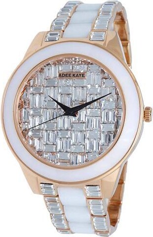 Adee Kaye Women's Venice Silver Dial Watch - AK8788