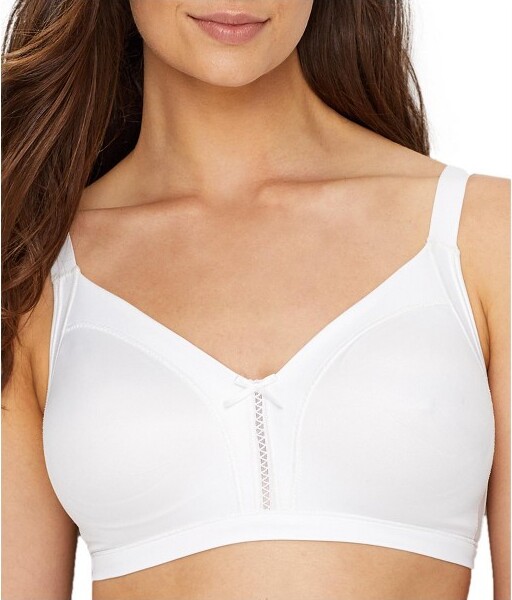 Bali Women' Double Support Soft Touch Wire-Free Bra - DF0044 34B White -  ShopStyle