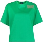 Thumbnail for your product : Kolor cotton construction-print T-shirt