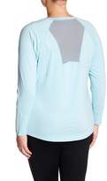 Thumbnail for your product : Z By Zella Home Stretch Long Sleeve Tee (Plus Size)