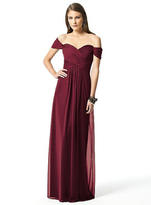 Thumbnail for your product : Dessy Collection 2844 Dress In Burgundy