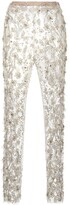 Thumbnail for your product : Jenny Packham Sequined Tapered Trousers