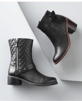 Thumbnail for your product : Halogen 'Laurel' Quilted Leather Moto Boot (Women)