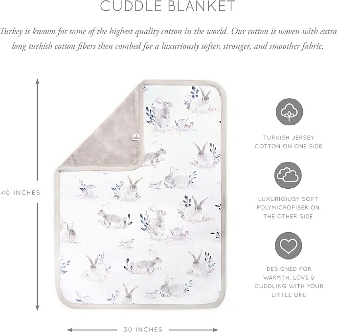 Oilo Studio Cottontail Jersey Cuddle Blanket
