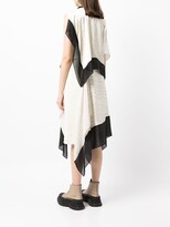Thumbnail for your product : Sacai Draped Asymmetric Midi Dress