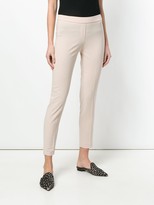 Thumbnail for your product : D-Exterior Plain Slim-Fit Trousers