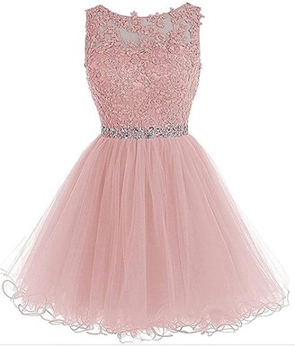 KURFACE Lace Homecoming Dresses Sequined Tulle Short Skirt Party Cocktail Prom Gowns for Juniors WomenLavender UK6