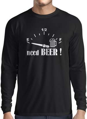 lepni.me Men’s T-Shirt I Need More Craft Beer! Funny Gift Drinking Bar Party Slogans ( Black Blue)