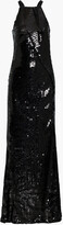 Thumbnail for your product : Roland Mouret Castelli draped sequined tulle gown