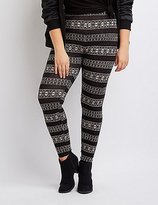 Thumbnail for your product : Charlotte Russe Plus Size Tribal Print Leggings